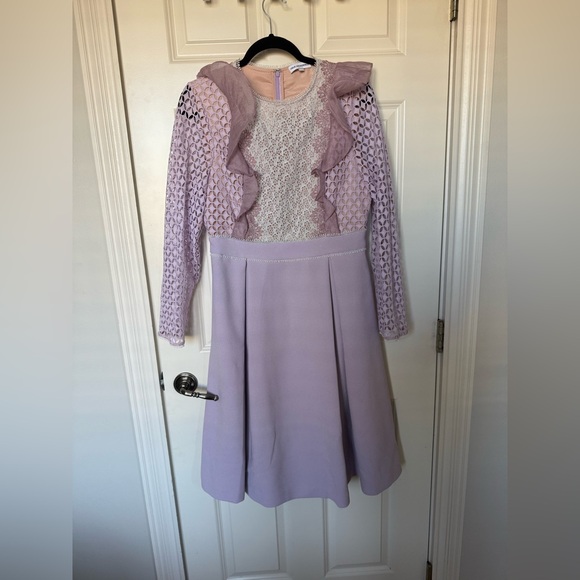 True Decadence long sleeve Chic Pastel Midi dress size US10 - Picture 5 of 5